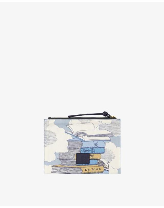 이누이 에디션 [해외직구] 25SS 이누이 에디션 클러치 파우치 PM21PED04 Blue MULTICOLOR 착용컷