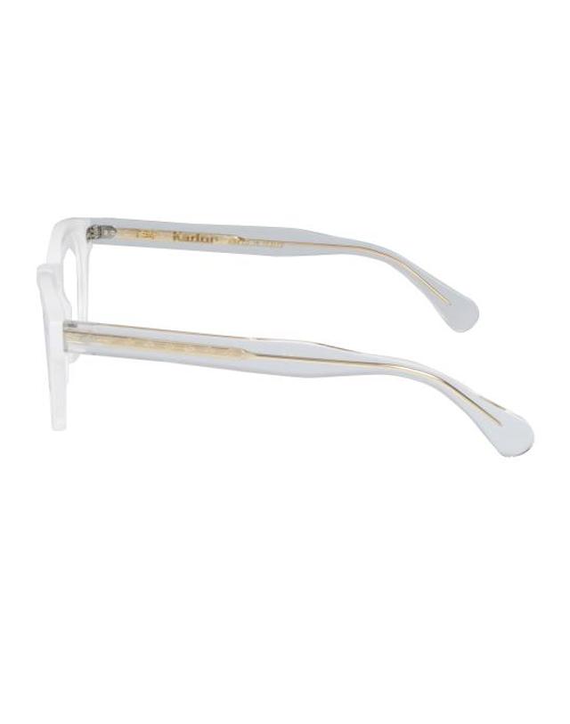 카돌 [해외직구] 26SS 카돌 안경 JOLLY CAL 49 WHITE 착용컷