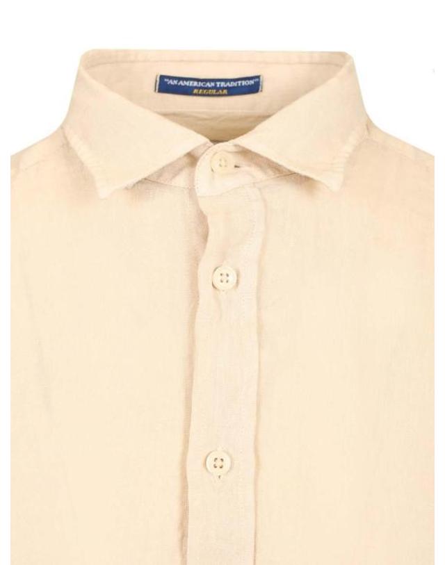 비.디.배기스 [해외직구] 25SS B.D.배기스 긴팔 셔츠 TC162BRADTC218 Beige 착용컷