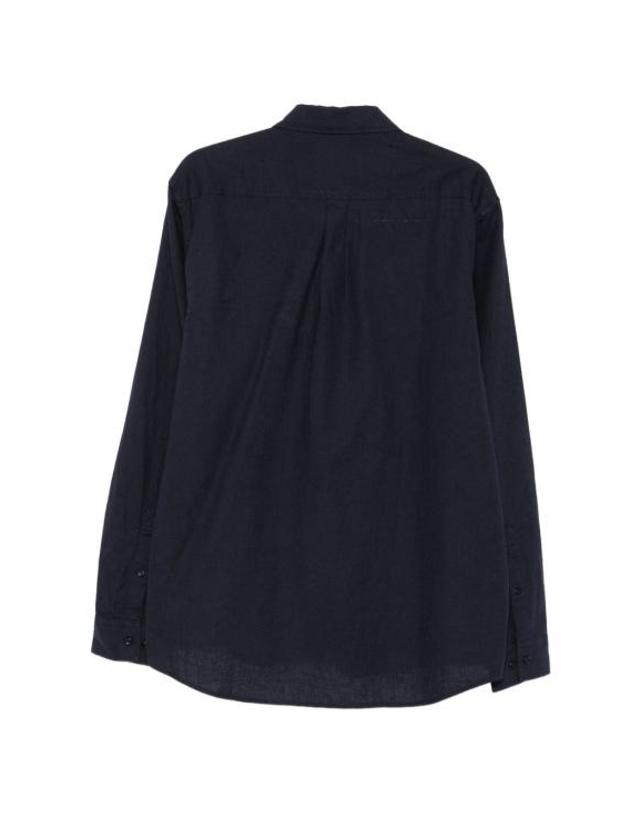 레듀 [해외직구] 26SS 레듀 긴팔 셔츠 1001295460 DARK NAVY 착용컷