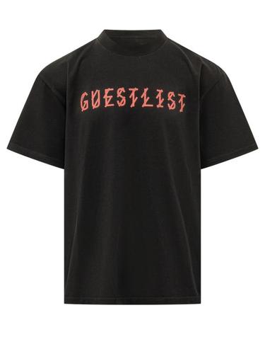 [해외직구] 26FW 44레이블 반팔 티셔츠 B0030556FA528 P495 BLACK GUESTLIST RED