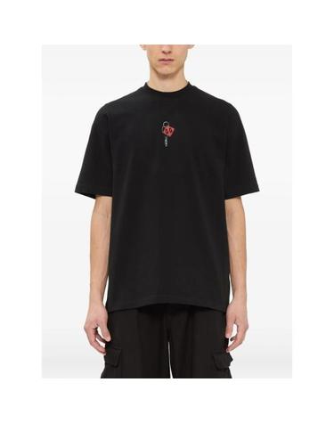 [해외직구] 26FW 44레이블 반팔 티셔츠 B0030673 FA779 P849 BLACK