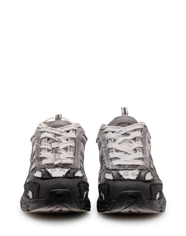 44레이블 [해외직구] 26SS 44레이블 스니커즈 B0030600FA723 P743 GREY BLACK GRADIENT 착용컷