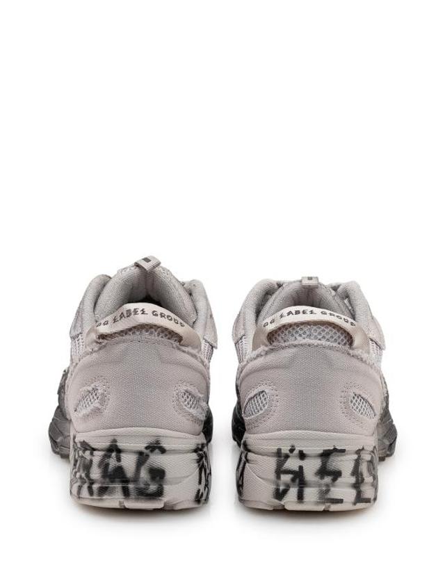 44레이블 [해외직구] 26SS 44레이블 스니커즈 B0030600FA723 P743 GREY BLACK GRADIENT 착용컷