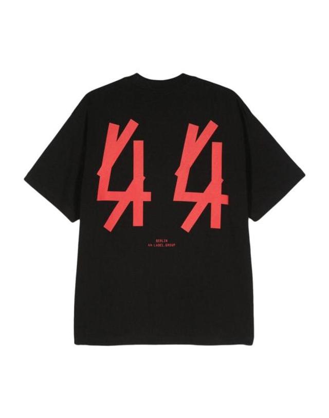 44레이블 [해외직구] 26FW 44레이블 반팔 티셔츠 B0030556FA528P395 Black 착용컷
