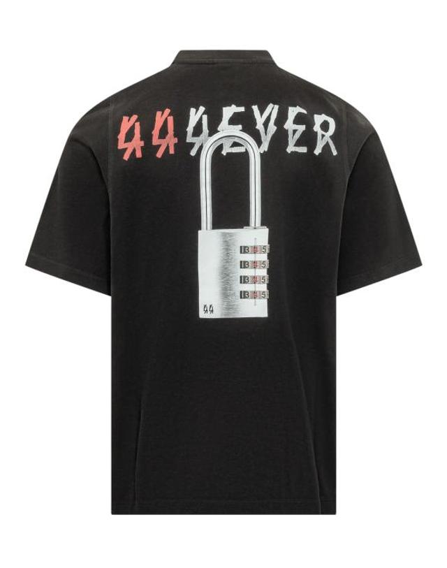 44레이블 [해외직구] 26FW 44레이블 반팔 티셔츠 B0030673FA779 P849 BLACK FOREVER 44 RED 착용컷