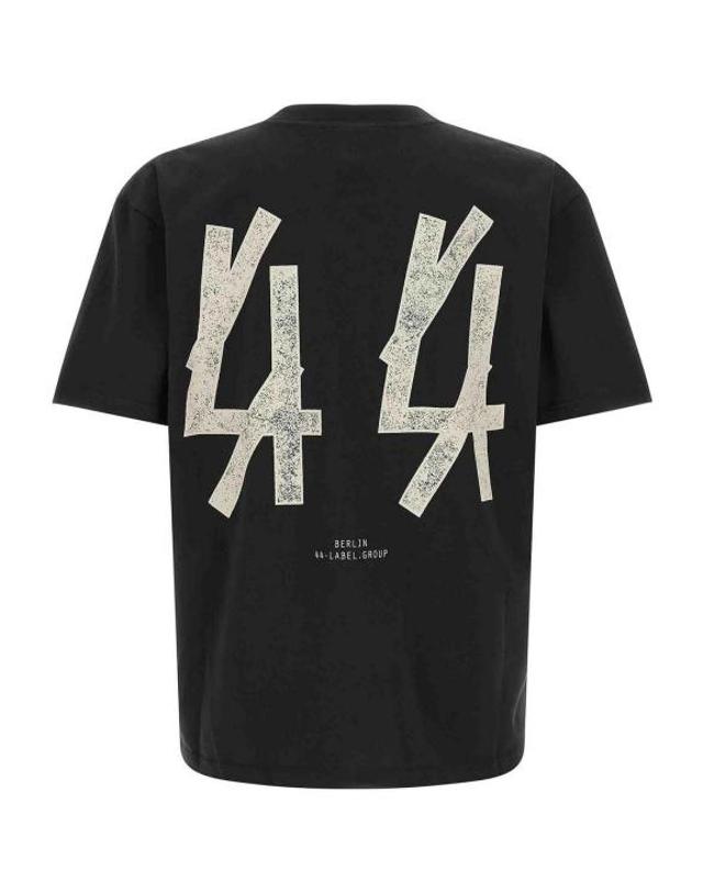 44레이블 [해외직구] 26FW 44레이블 반팔 티셔츠 B0030556FA528P462 BLACK 착용컷