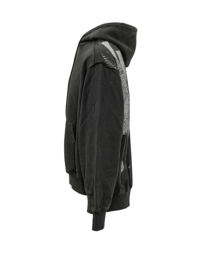 44레이블 [해외직구] 26FW 44레이블 긴팔 티셔츠 B0030679FA679 P858 BLACK STONE WASH MEGA 44 DIRTY WHITE 착용컷