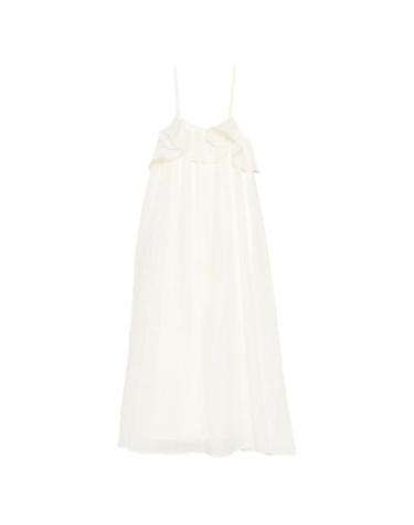 [해외직구] 26SS 엘레 미디 원피스 SS260198 BIANCO
