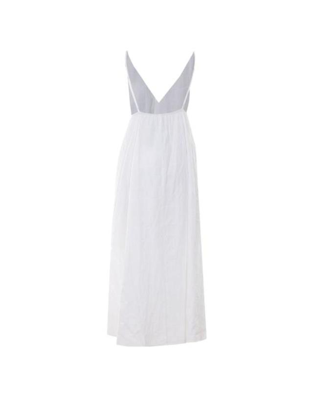 엘레 [해외직구] 26SS 엘레 미디 원피스 SS260147 BIANCO 착용컷