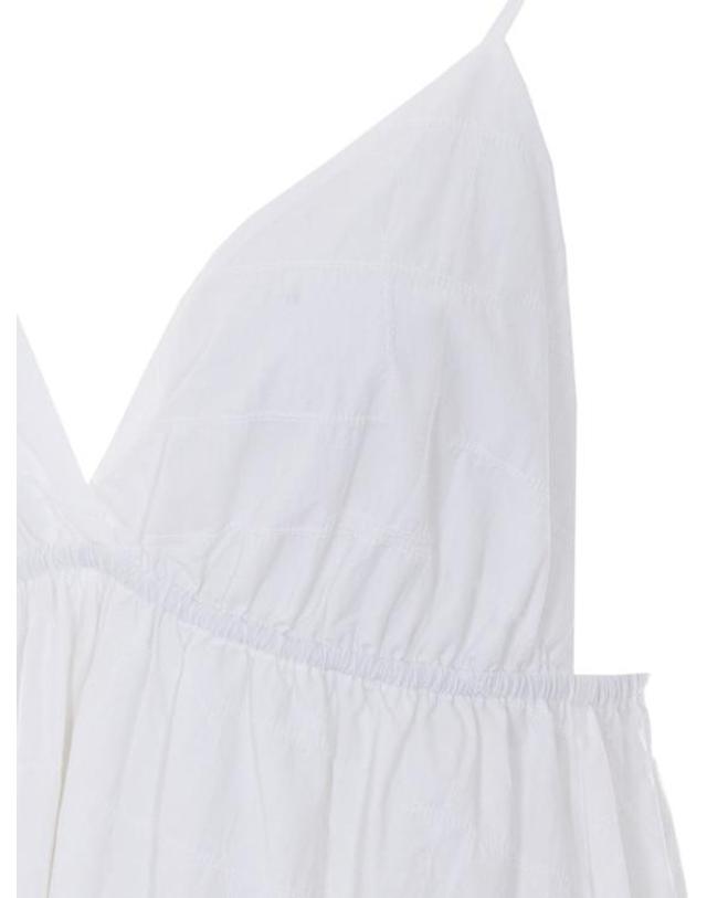 엘레 [해외직구] 26SS 엘레 미디 원피스 SS260147 BIANCO 착용컷