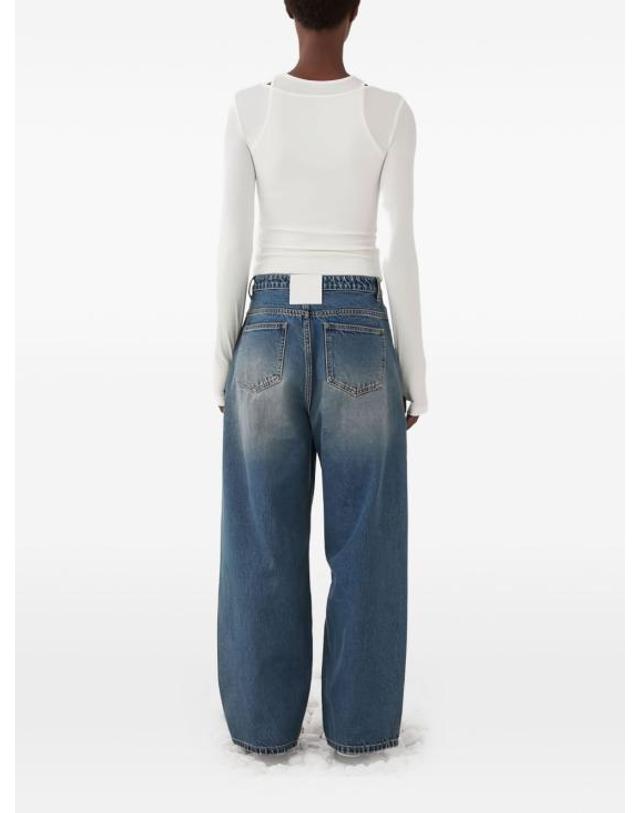 엘레 [해외직구] 26SS 엘레 긴팔 티셔츠 SS260253 BIANCO 착용컷