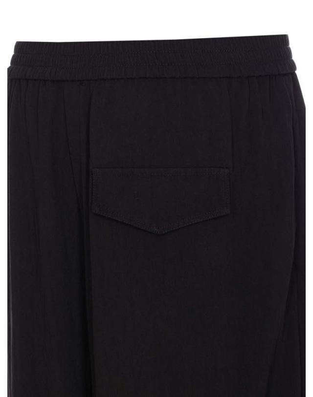 엘레 [해외직구] 26SS 엘레 스트레이트 팬츠 0020NERO Black 착용컷