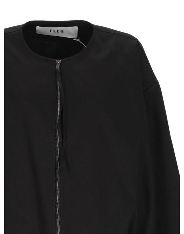 엘레 [해외직구] 26FW 엘레 자켓 EFW260028 NERO 착용컷