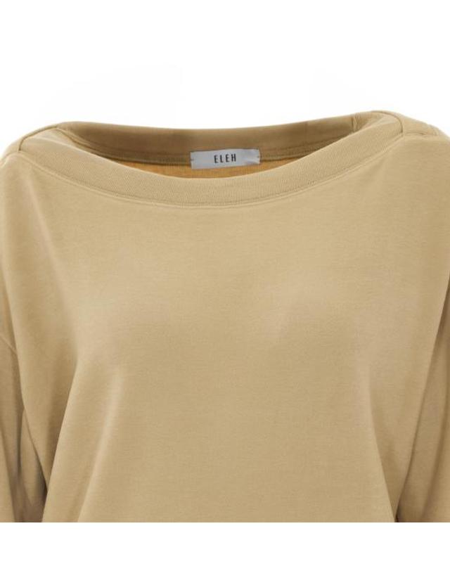 엘레 [해외직구] 26FW 엘레 스웨터 0239 BEIGE 착용컷