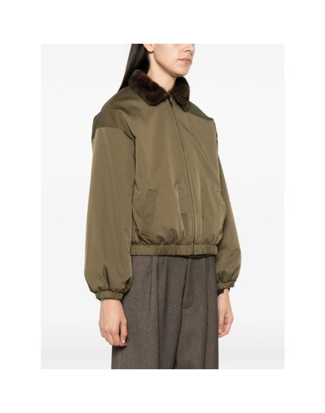 엘레 [해외직구] 26FW 엘레 자켓 EFW260010 MILIT GREEN 착용컷