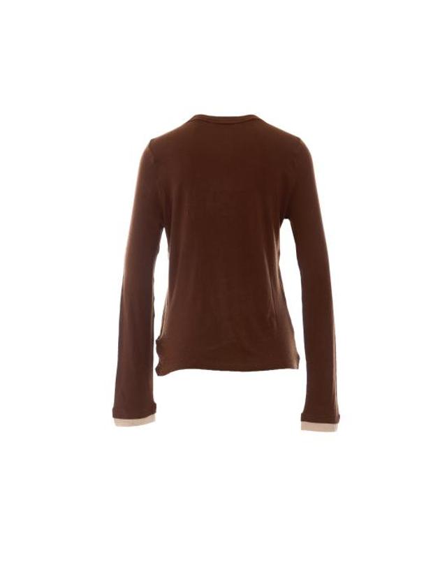 엘레 [해외직구] 26FW 엘레 스웨터 0163 RUGGINE BROWN 착용컷