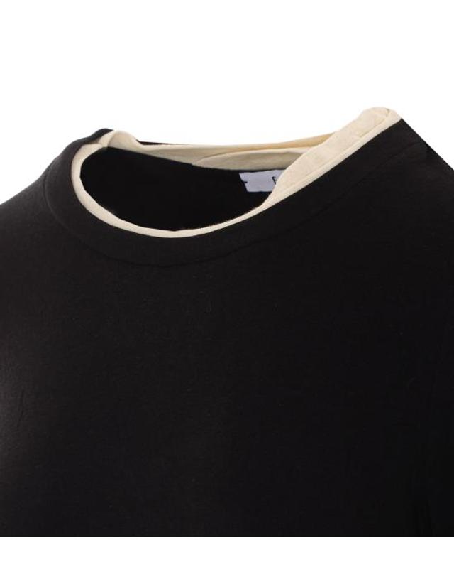 엘레 [해외직구] 26FW 엘레 스웨터 0163 NERO BLACK 착용컷