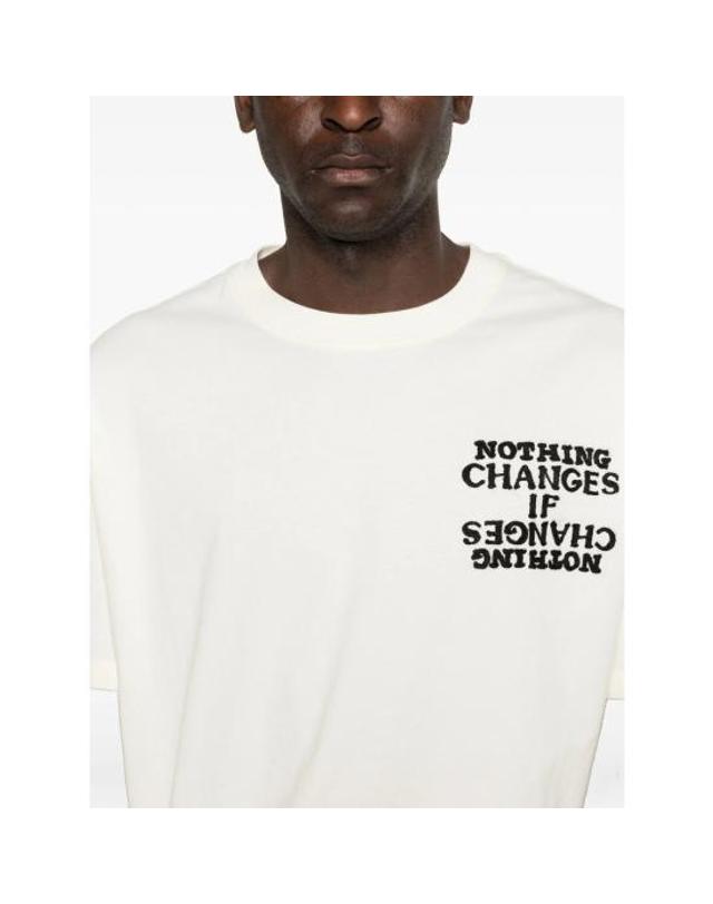 오너 더 기프트 [해외직구] 26SS 오너 더 기프트 반팔 티셔츠 HTG260191 WHITE NEUTRALS 착용컷