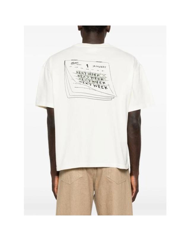 오너 더 기프트 [해외직구] 26SS 오너 더 기프트 반팔 티셔츠 HTG260191 WHITE NEUTRALS 착용컷