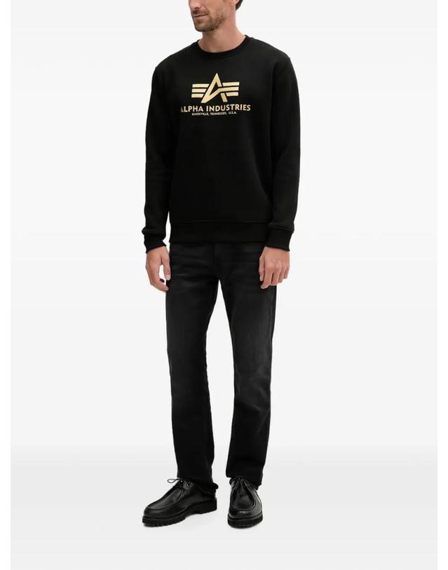 알파 인더스트리 [해외직구] 26 FW 알파인더스트리 logo print sweatshirt 146311 TP456640766 착용컷
