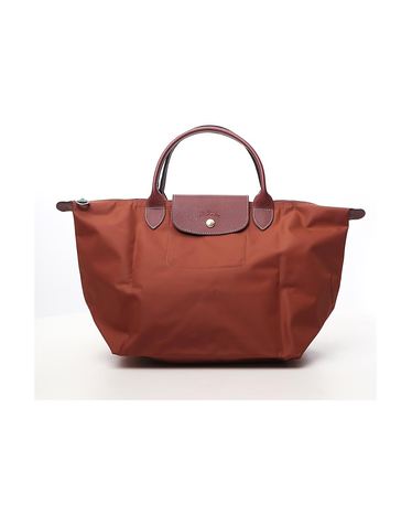 [해외직구] 롱샴 핸드백 Le Pliage Original 미디움 with 로고 프린트 in 브라운 캔버스 for 여성 L1623089504 TP573079104