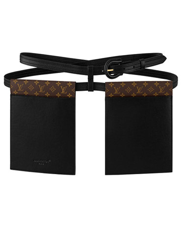 [해외직구] 26 FW 루이비통 LV Pockets 포켓 20mm 모노그램 캔버스 레더 버클 벨트