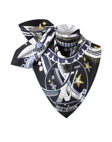 [해외직구] 26 FW 루이비통 LV Star Sign 스타사인 더블사이드 트윈픽스 스퀘어 90 스카프