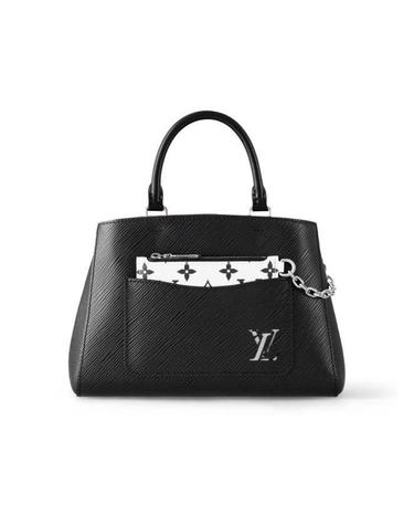 [해외직구] 26 FW 루이비통 Marelle BB 마렐 스냅 후크 LV 씨스루 투 탑핸들 토트백