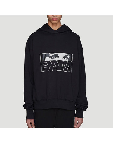 [해외직구] 26 FW 퍽스앤미니 P A M Maiden 코튼 저지 후드 스웨트셔츠 블랙 3564 AB