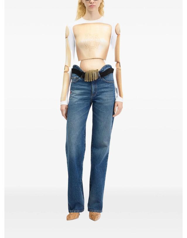 장폴고티에 [해외직구] 장폴고띠에 Le top wooden body T shirt 12236708905224 TP725625929 착용컷