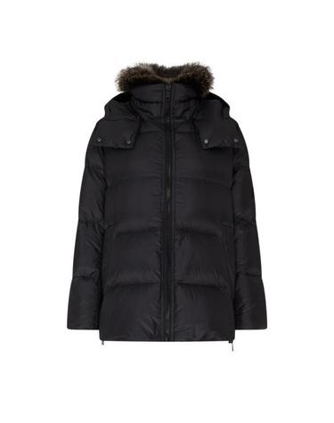 [해외직구] 26 FW 여성 에이 라인 다운 자켓 인 WATER REPELLENT 테크니컬 패브릭 YVEA222MGRYV1A1100