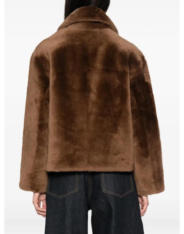 이브 살로몬 [해외직구] 26 FW 이브살로몬 double breasted shearling jacket 27WYV61558MESIA2332 TP459394062 착용컷