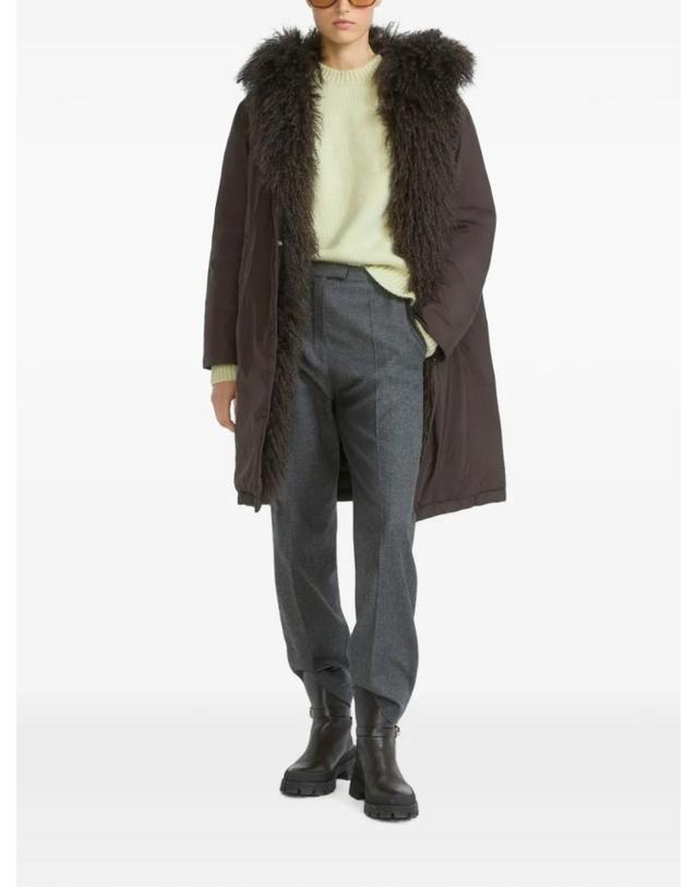 이브 살로몬 [해외직구] 26 FW 이브살로몬 브라운 후드 코트 27WFM05198J05W TP458466375 착용컷