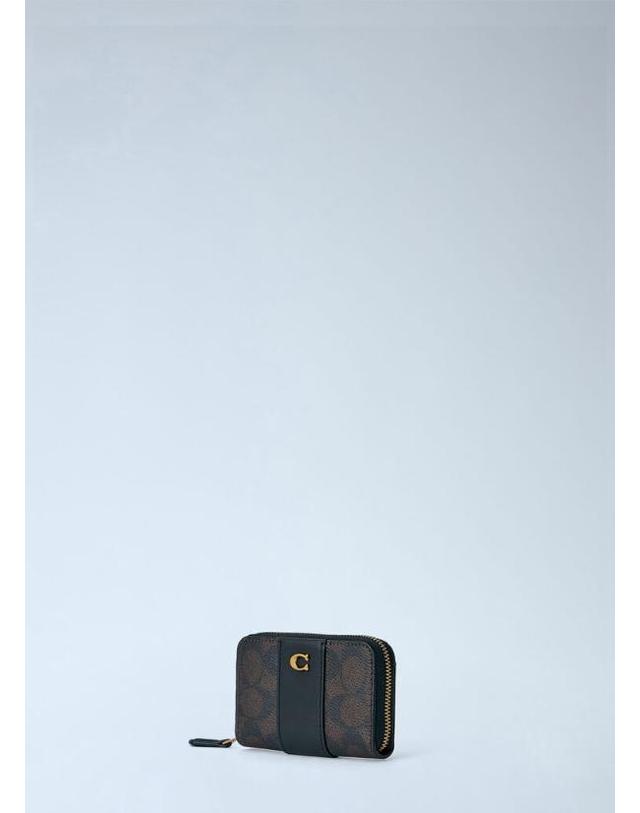 코치 [해외직구] 26 FW 코치 여성 Essential Small Zip Around Card Case CFY66 B4YUT TP877885011 착용컷