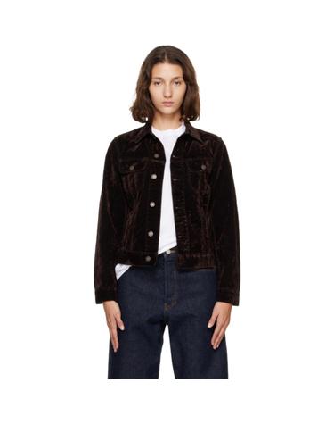 [해외직구] 26 FW Jeanerica 브라운 엘사 재킷 262152F060000