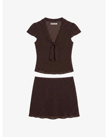 [해외직구] 26 FW 리포메이션 Kelson polka dot two piece set 1319607PDW TP458706454