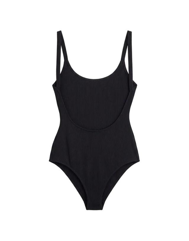 리포메이션 [해외직구] 26 FW 리포메이션 Amy ribbed bodysuit 1301800BLK TP458504492 착용컷