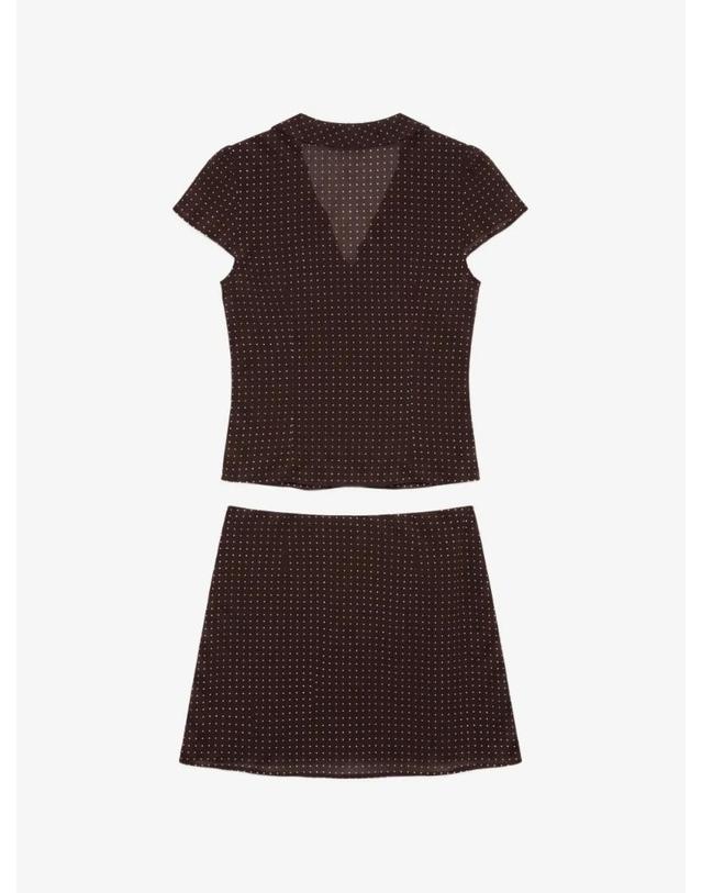 리포메이션 [해외직구] 26 FW 리포메이션 Kelson polka dot two piece set 1319607PDW TP458706454 착용컷