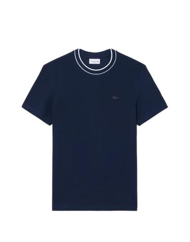 [해외직구] 26 FW 라코스테 contrast trim logo patch T shirt 0100LACTH1004 TP459213230