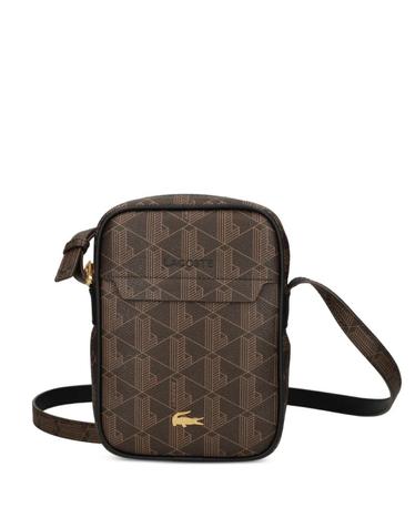 [해외직구] 26 FW 라코스테 블렌드 슬림라인 모노그램 프린트 크로스 백 NU5422BG TP459795900