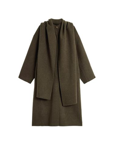 [해외직구] 쉐르 Finn scarf detail coat 12188739830024 TP725388666