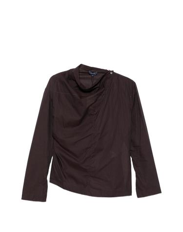 [해외직구] 쉐르 Lana pinstriped high neck blouse 12317328474376 TP725751425