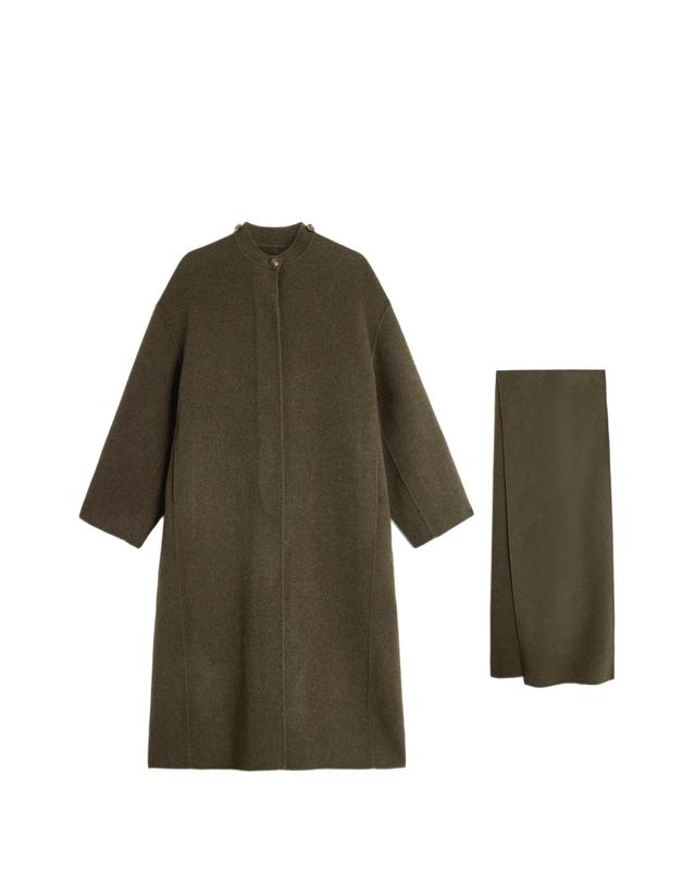 쉐흐 [해외직구] 쉐르 Finn scarf detail coat 12188739830024 TP725388666 착용컷