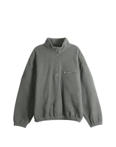 [해외직구] 26 FW Rier 쿼터 지퍼 플리스 스웨트셔츠 NFL1ZINCFLEECE TP457435661