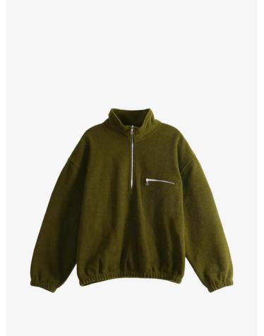 [해외직구] 26 FW Rier 쿼터 지퍼 플리스 스웨트셔츠 NFL1SOILFLEECE TP457350304