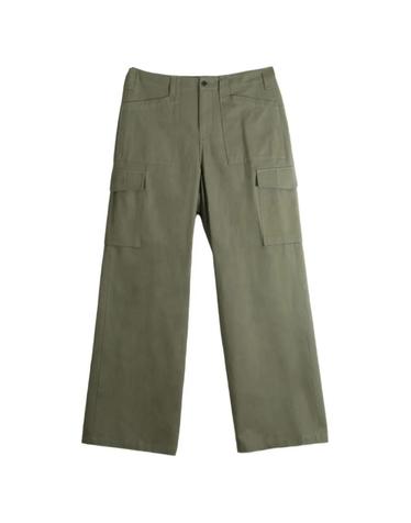 [해외직구] 26 FW Rier 와이드 카고 팬츠 TRS44ARGILEINDUSTRIAL TP457631630