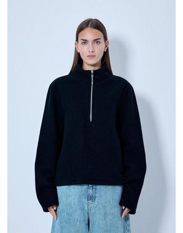 [해외직구] 26 FW RIER 여성 플리스 시티 스웨트셔츠 rrr0365018blk F