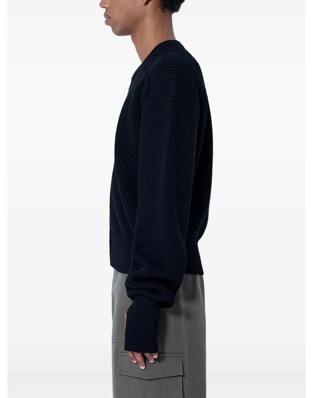 리에르 [해외직구] 26 FW Rier ribbed knit zip up cardigan KNW81FSHFISHERMANRIBBLACKKNIT TP459333943 착용컷