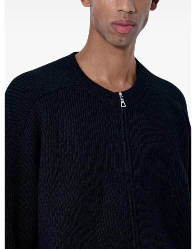 리에르 [해외직구] 26 FW Rier ribbed knit zip up cardigan KNW81FSHFISHERMANRIBBLACKKNIT TP459333943 착용컷